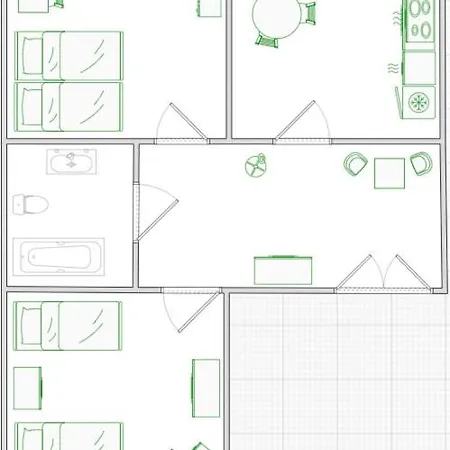 Apartman Gemuetliches Zuhause 2-zimmer-ferienwohnung Mit Geschirrspueler & Balkon Fuer Bis Zu 4 Personen